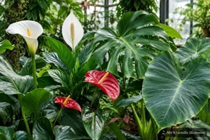 Aronstabgewächse mit markanten Blüten und dekorativen Blättern im Überblick