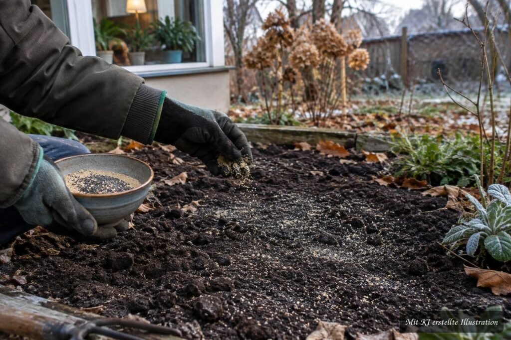 Schlafmohnsamen werden im Herbst nach einer bewährten Anleitung ausgesät.