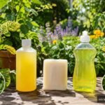 Vergleich von Schmierseife, Kaliseife und Spülmittel zur Schädlingsbekämpfung im Garten