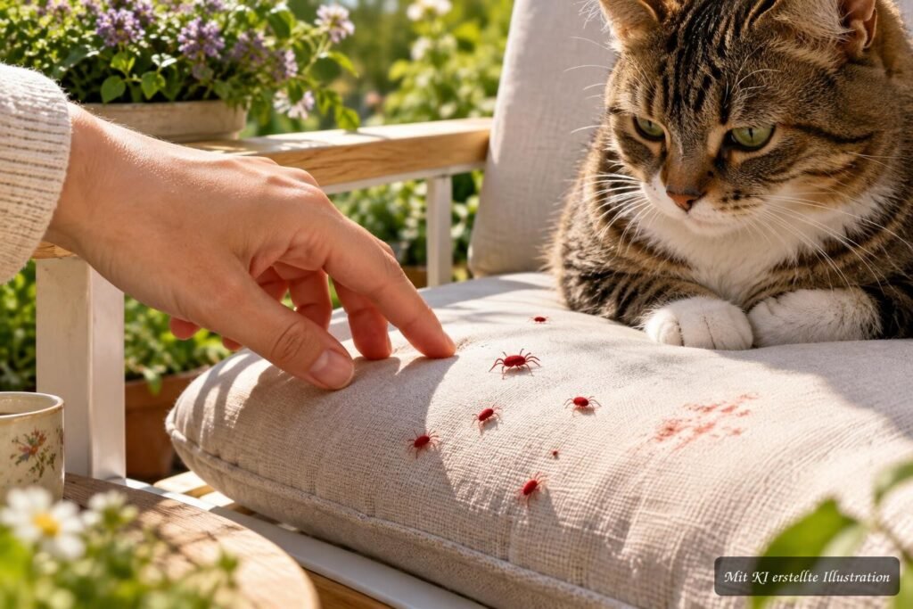 Kleine rote Spinnen auf Balkon und Terrasse: Schädling oder harmloses Tier? Kleine rote Spinnen auf Balkonfliesen – sind die Spinnchen gefährlich oder harmlos?
