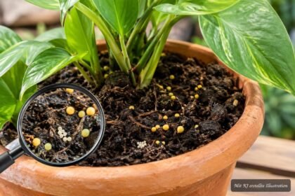 Gelbe Kügelchen in Blumenerde erkennen: Schneckeneier oder Langzeitdünger unterscheiden